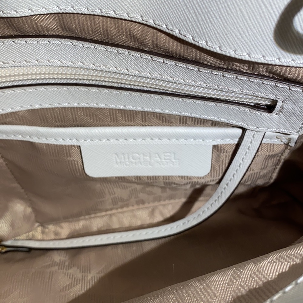 MICHAEL KORS - Saffiano Leather - White - Satchel - Picture 10 of 16